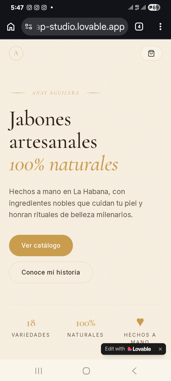 Anay Aguilera — Jabones Artesanales
