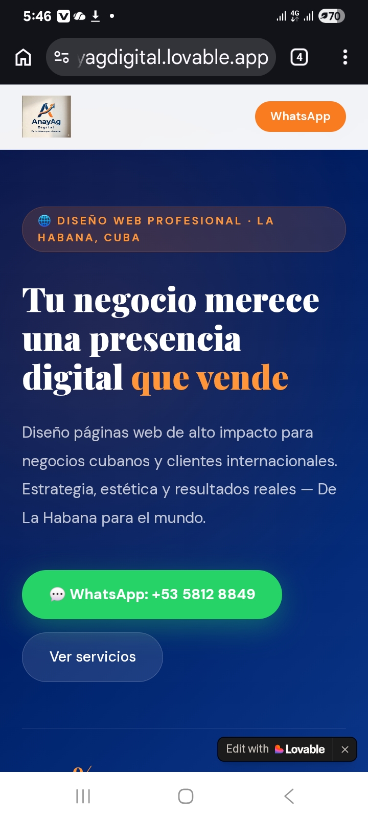 AnayAg Digital — Agencia Web