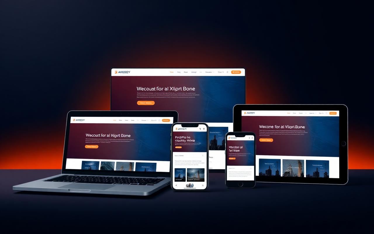 Diseño responsive en laptop, tablet y móvil